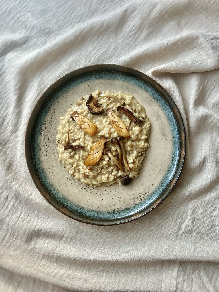 Risotto cu ciuperci și miso
